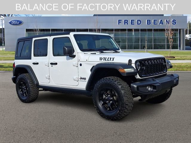 Used 2025 Jeep Wrangler Unlimited Sport S 4xe AWD/4WD image 1