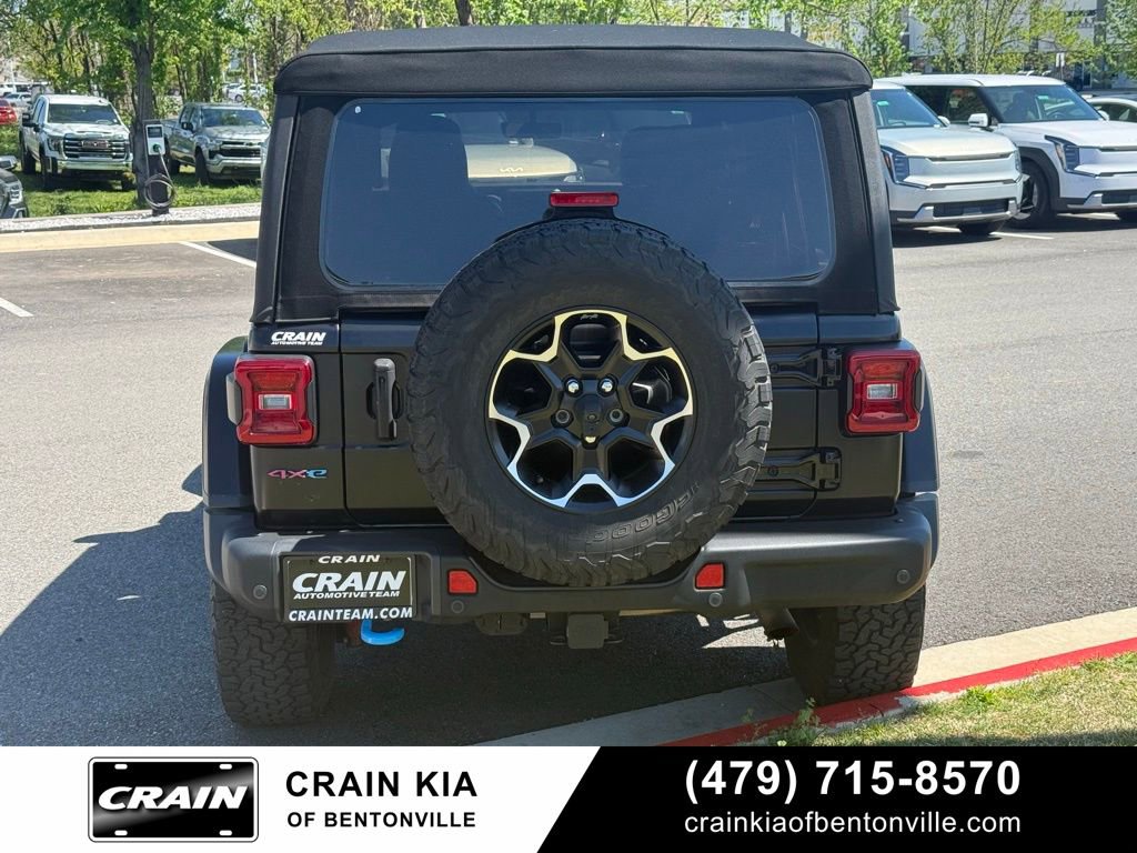 Used 2021 Jeep Wrangler Unlimited Rubicon 4xe w/ Steel Bumper Group AWD/4WD image 6