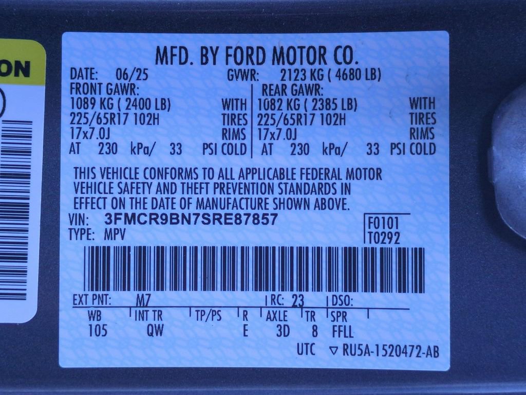 Used 2025 Ford Bronco Sport Big Bend AWD/4WD image 28