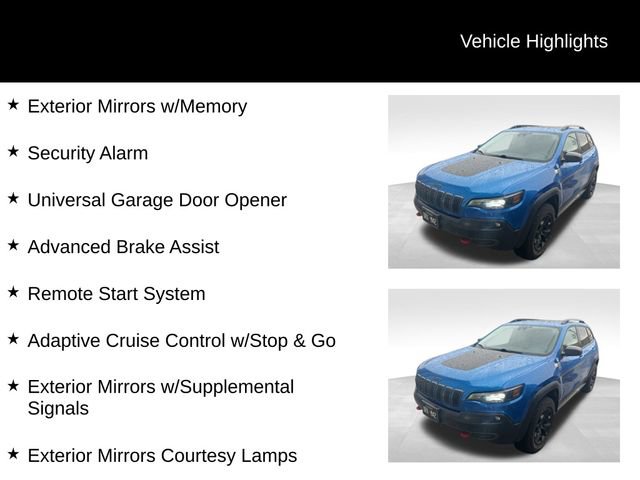 Used 2019 Jeep Cherokee Trailhawk AWD/4WD image 8