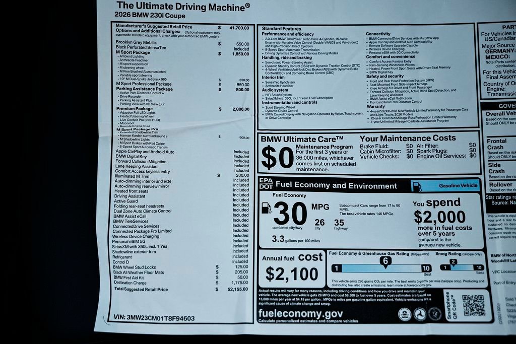New 2026 BMW 230i Coupe w/ Premium Package image 44