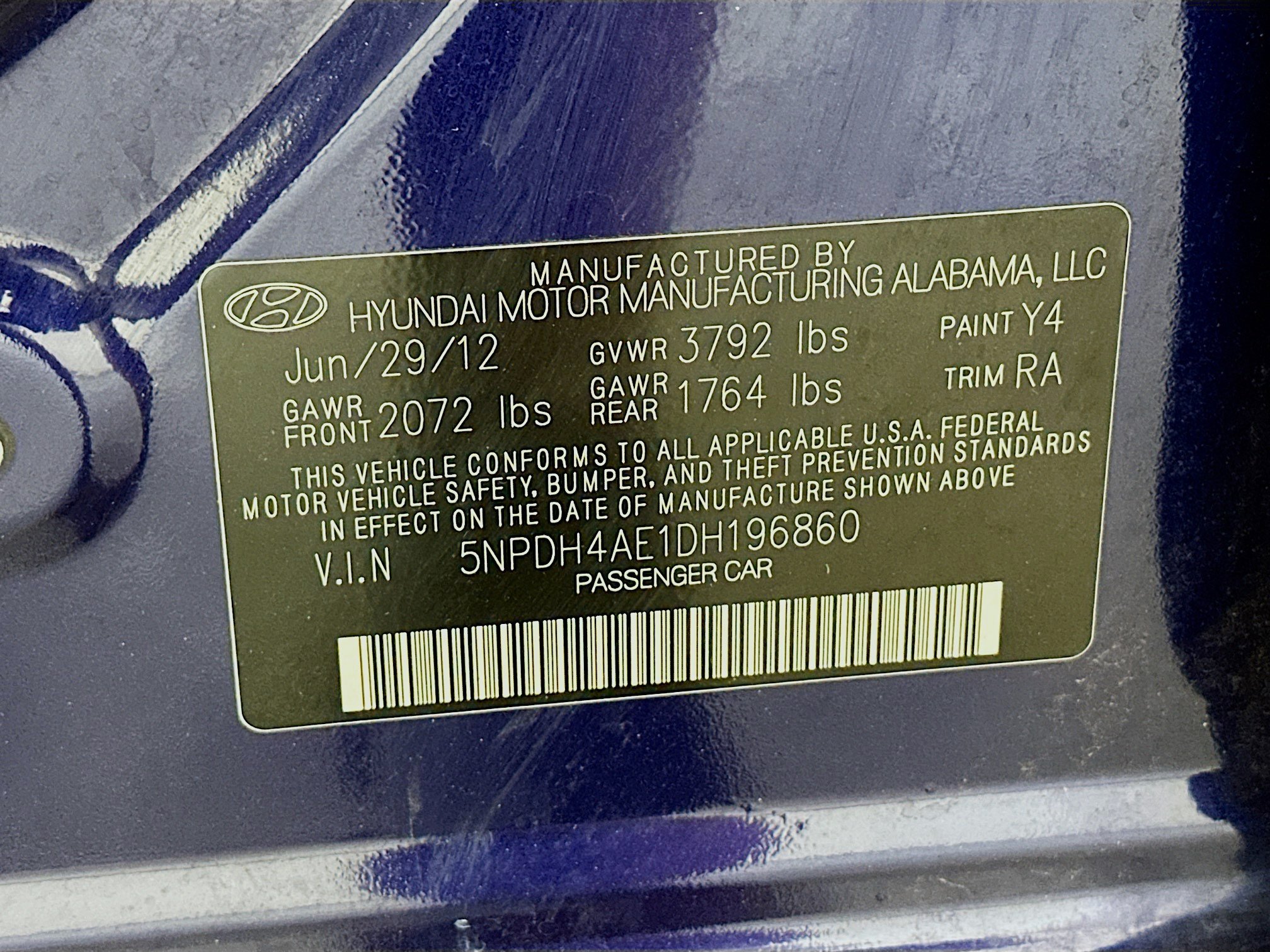 Used 2013 Hyundai Elantra GLS FWD image 12