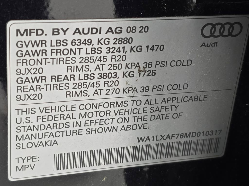 Used 2021 Audi Q7 3.0T Premium Plus w/ Premium Plus Package image 75