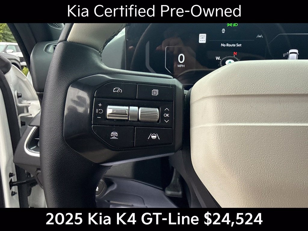 Certified 2025 Kia K4 GT-Line w/ GT-Line Sunroof Package FWD image 23