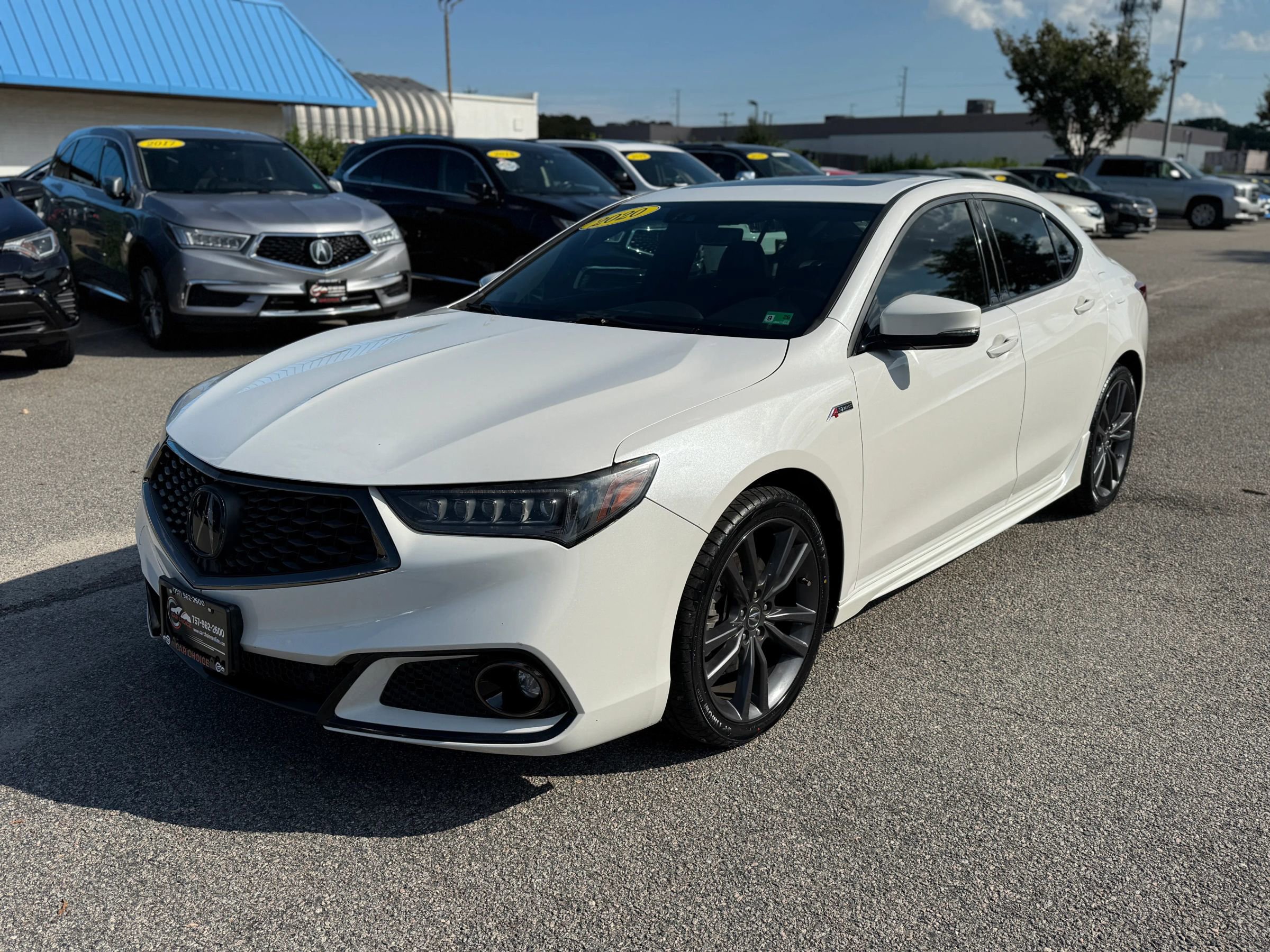 Used 2020 Acura TLX V6 w/ A-SPEC Pkg FWD image 3