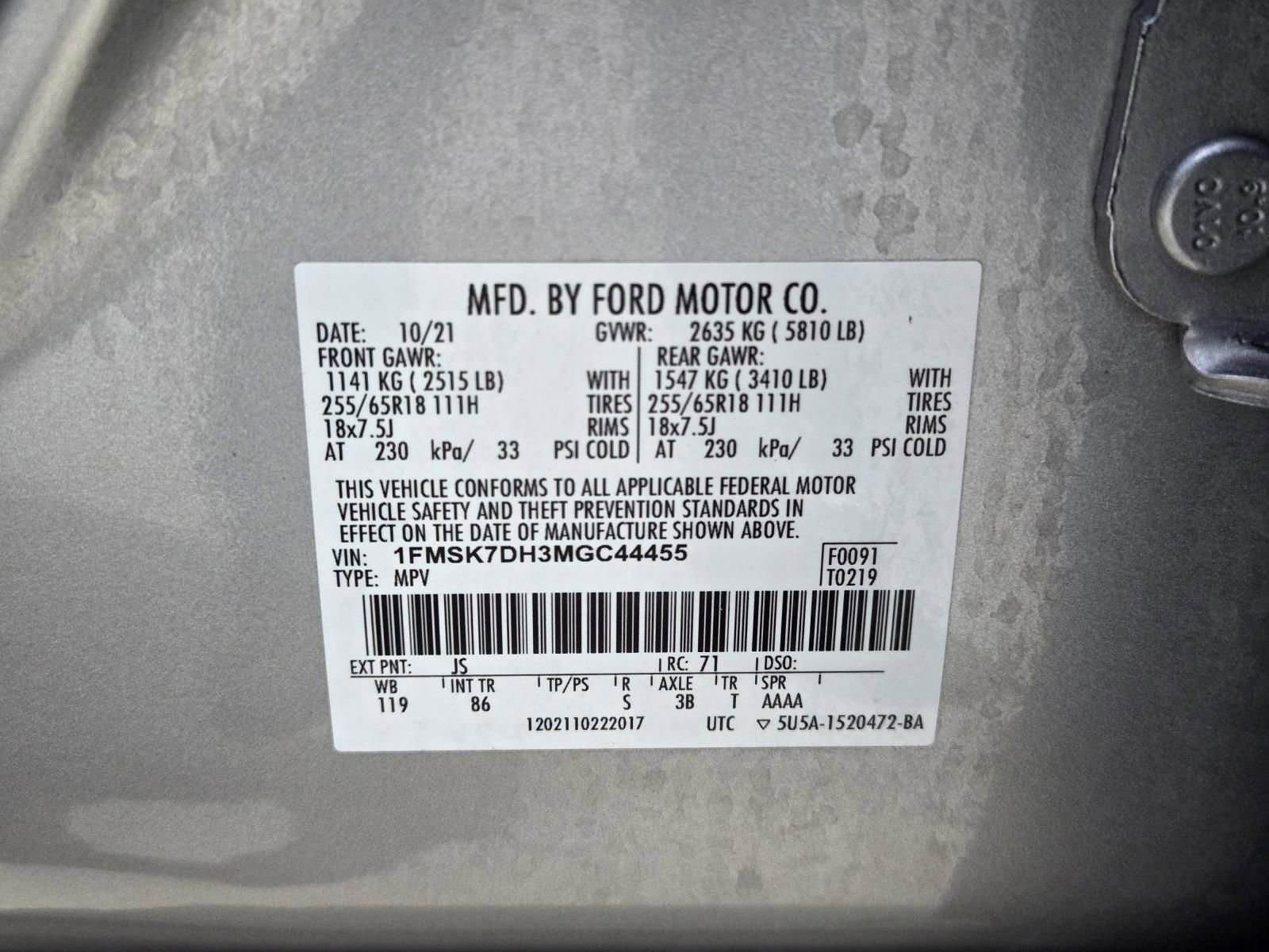 Used 2021 Ford Explorer XLT RWD image 30
