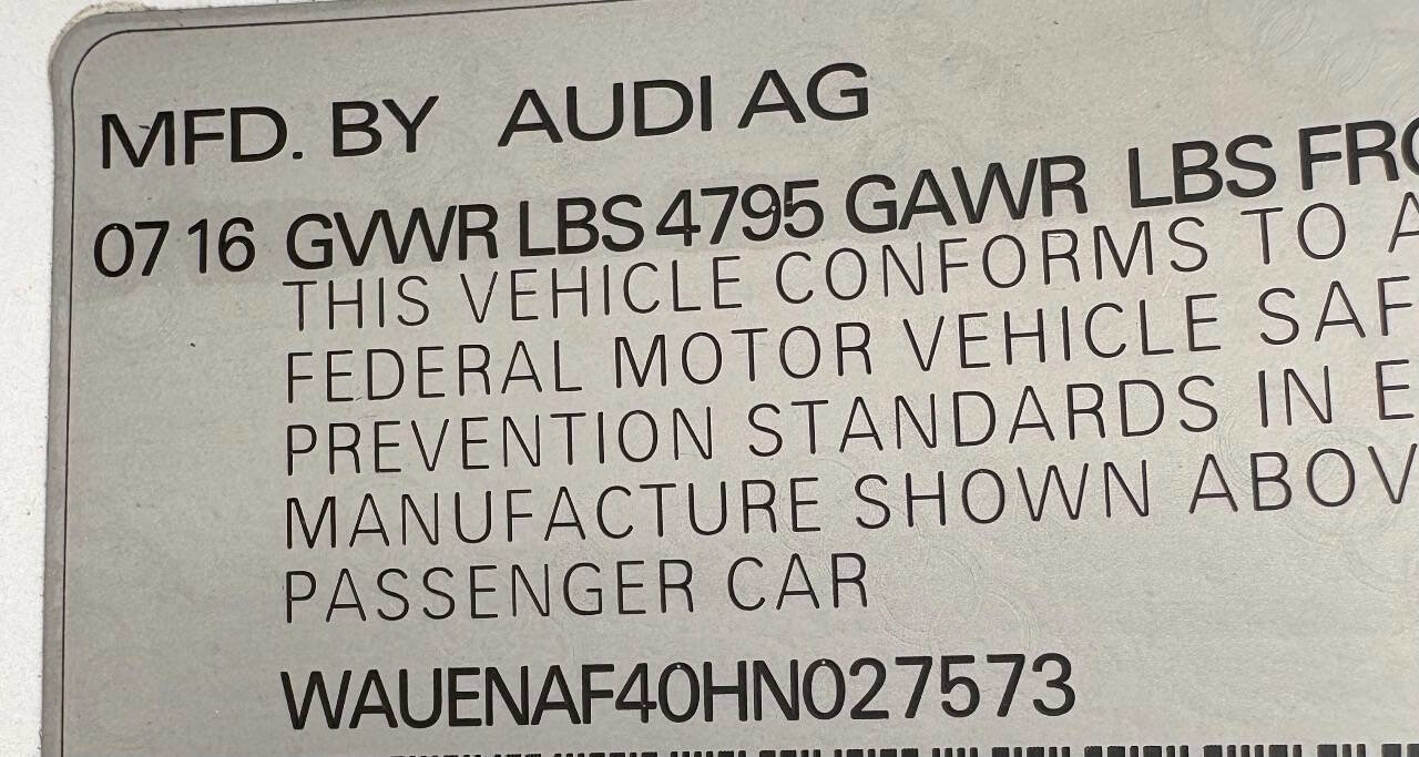 Used 2017 Audi A4 2.0T Premium Plus w/ Premium Plus Package image 10