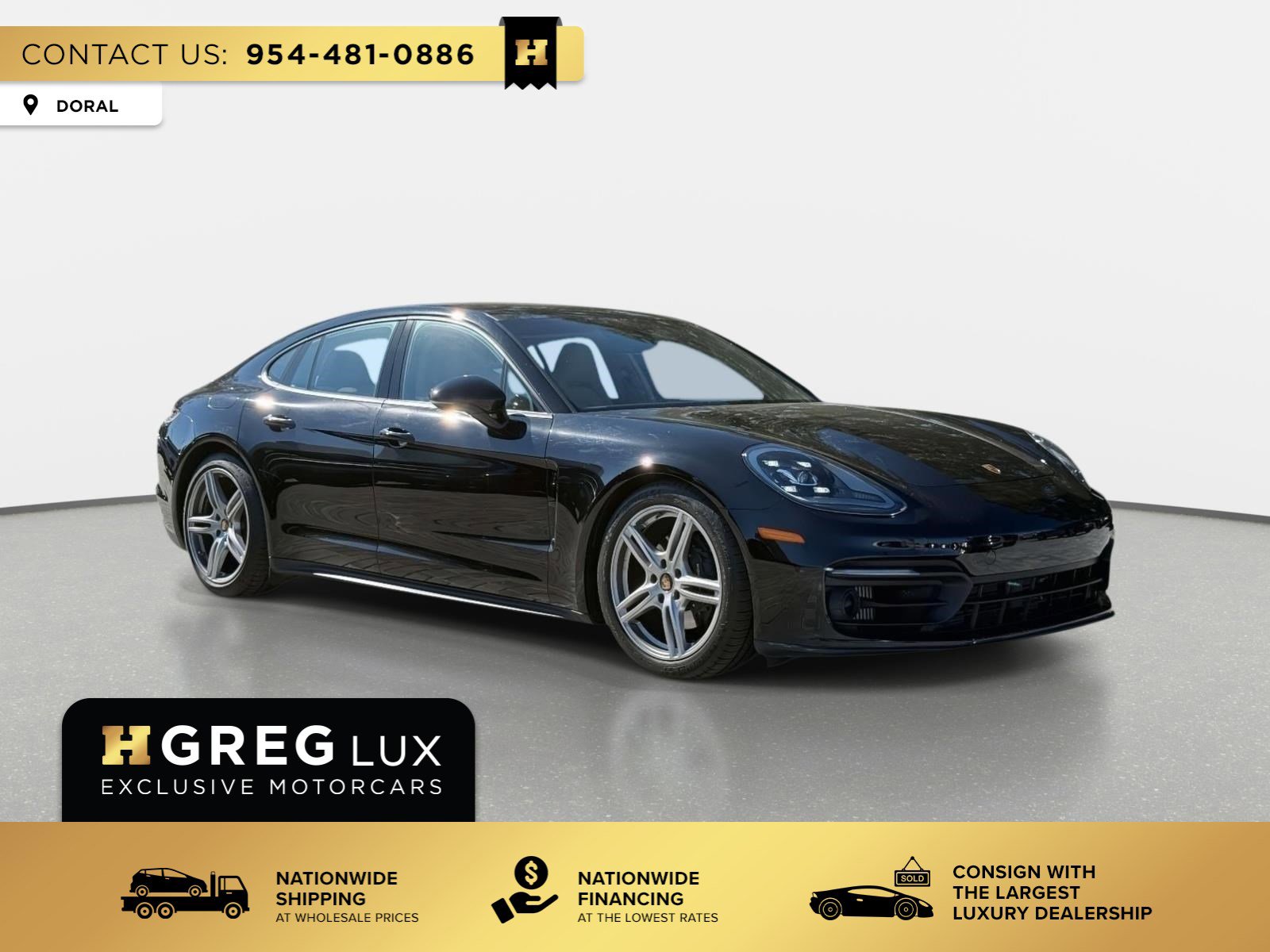 Used 2022 Porsche Panamera 4 AWD/4WD image 1