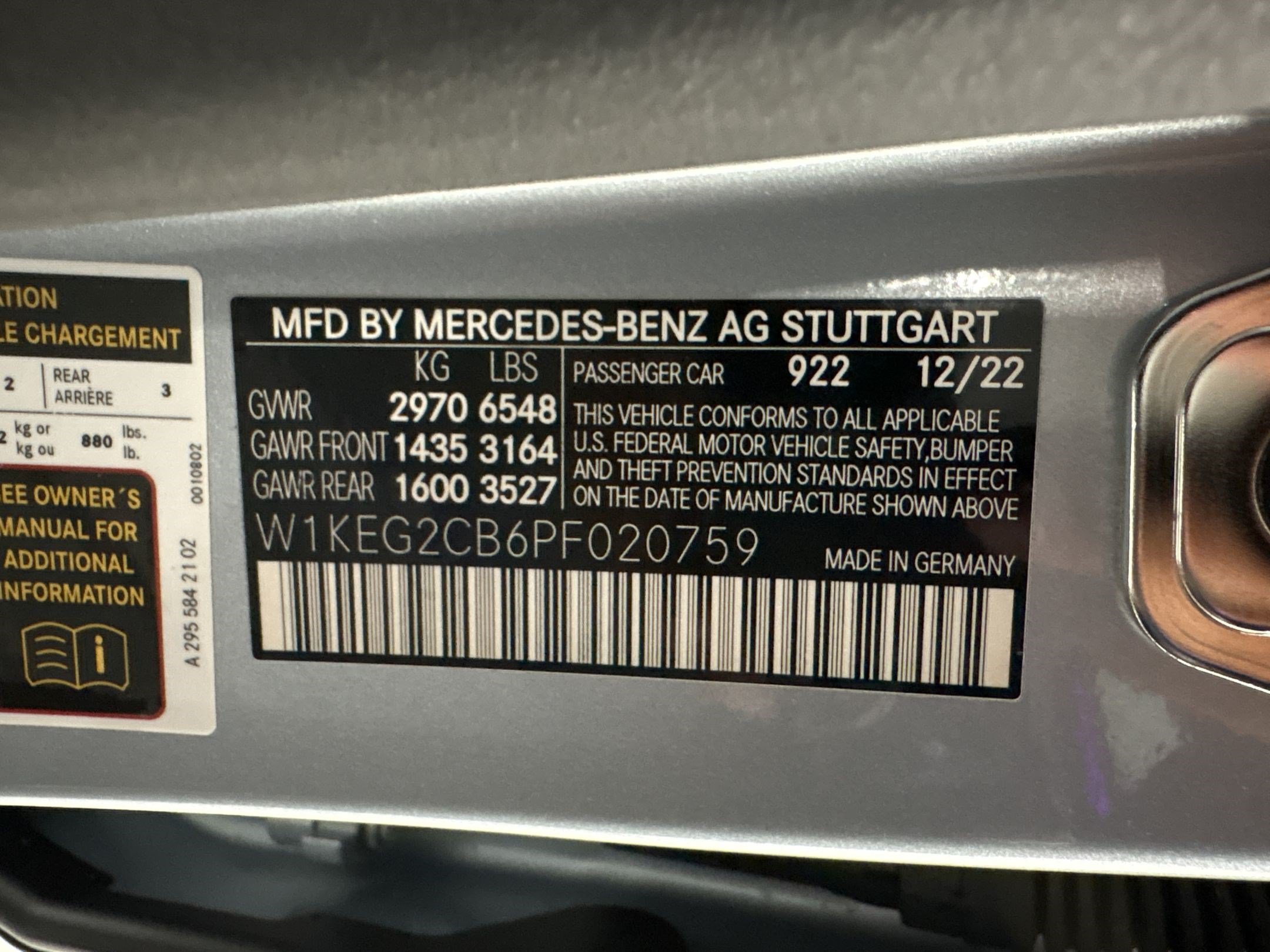 Certified 2023 Mercedes-Benz EQE 500 4MATIC Sedan image 18
