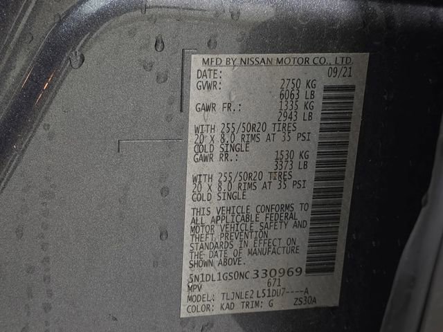 Used 2022 INFINITI QX60 Sensory w/ Cargo Package image 35