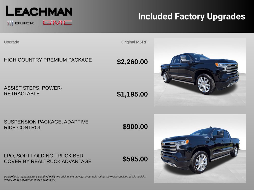 Certified 2026 Chevrolet Silverado 1500 High Country w/ High Country Premium Package AWD/4WD image 10