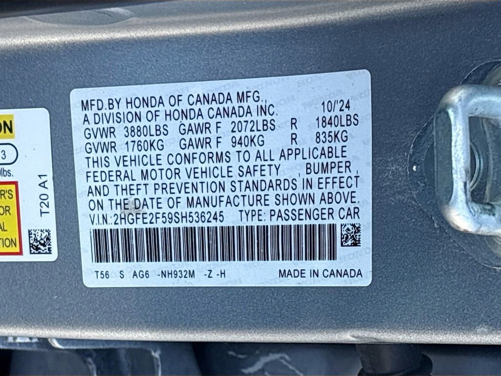 Used 2025 Honda Civic Sport image 29