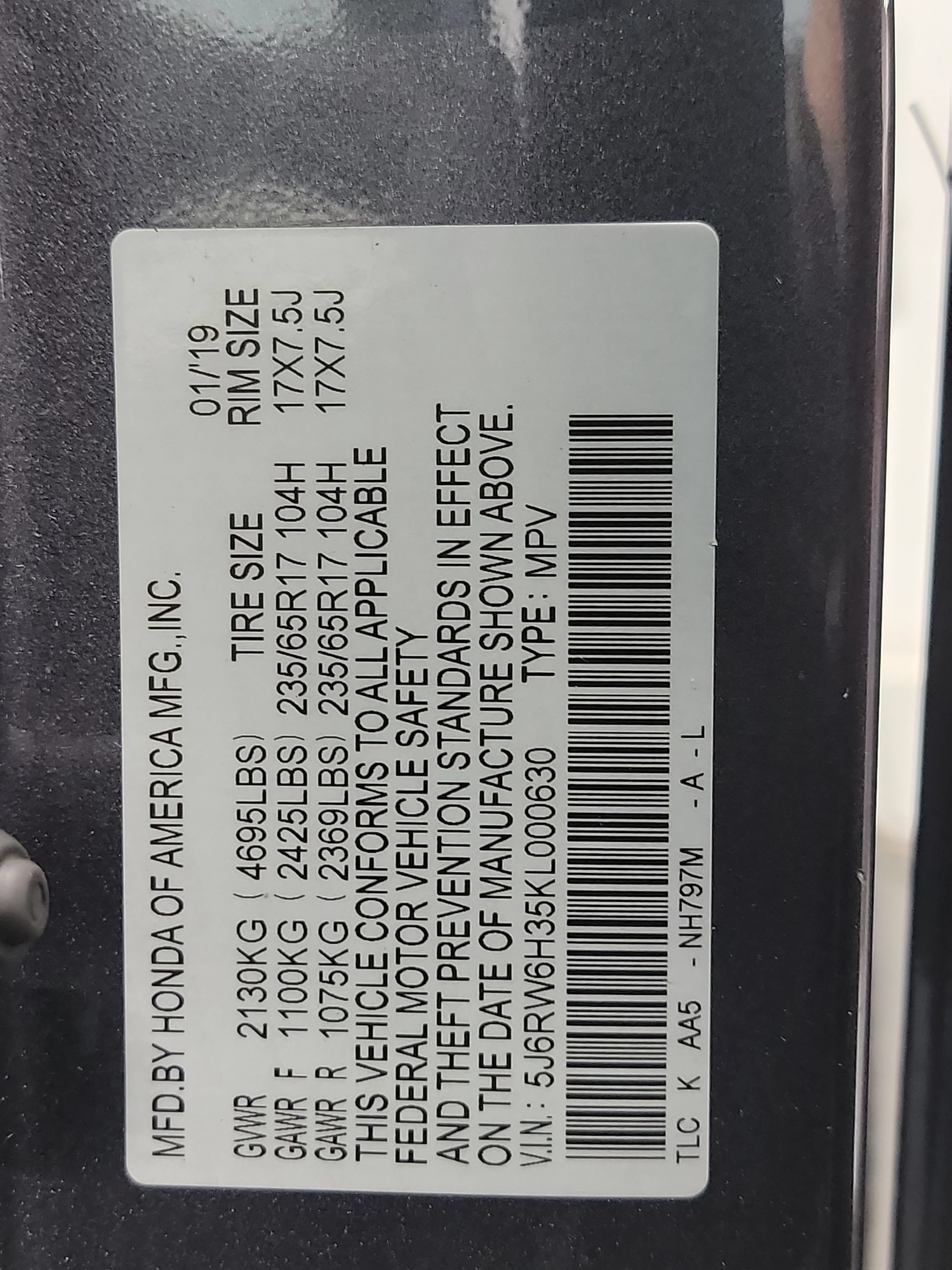 Used 2019 Honda CR-V LX image 32