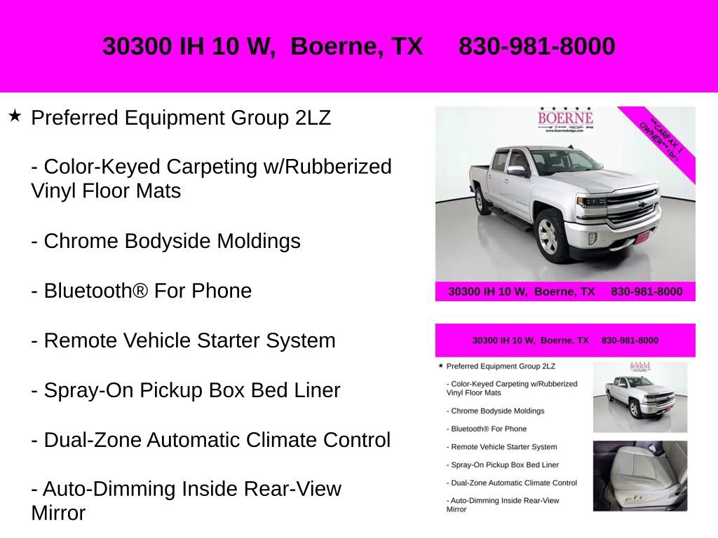 Used 2017 Chevrolet Silverado 1500 LTZ Z71 w/ LTZ Plus Package image 20