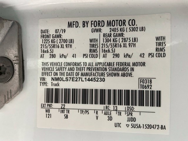 Used 2020 Ford Transit Connect XL FWD image 40