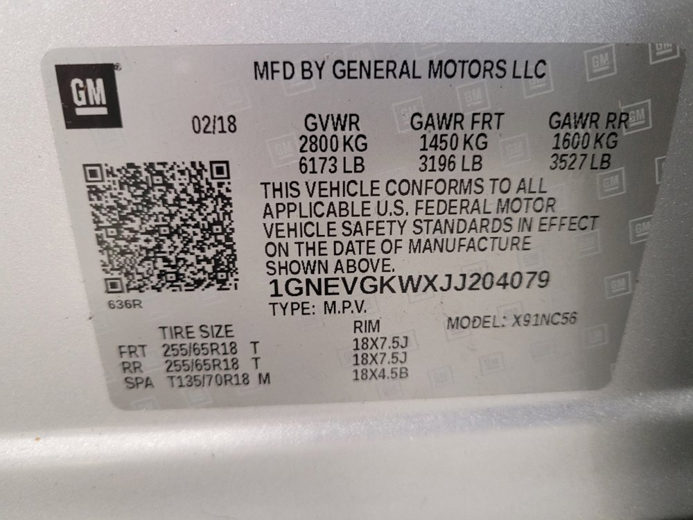 Used 2018 Chevrolet Traverse LT image 33