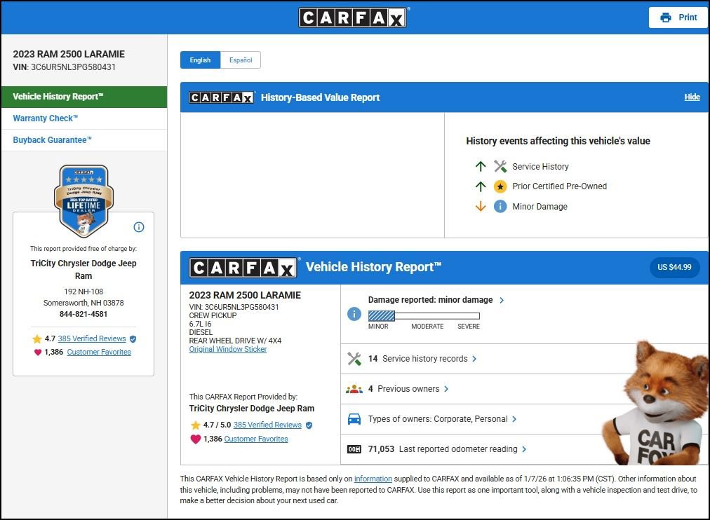 Used 2023 RAM 2500 Laramie image 13