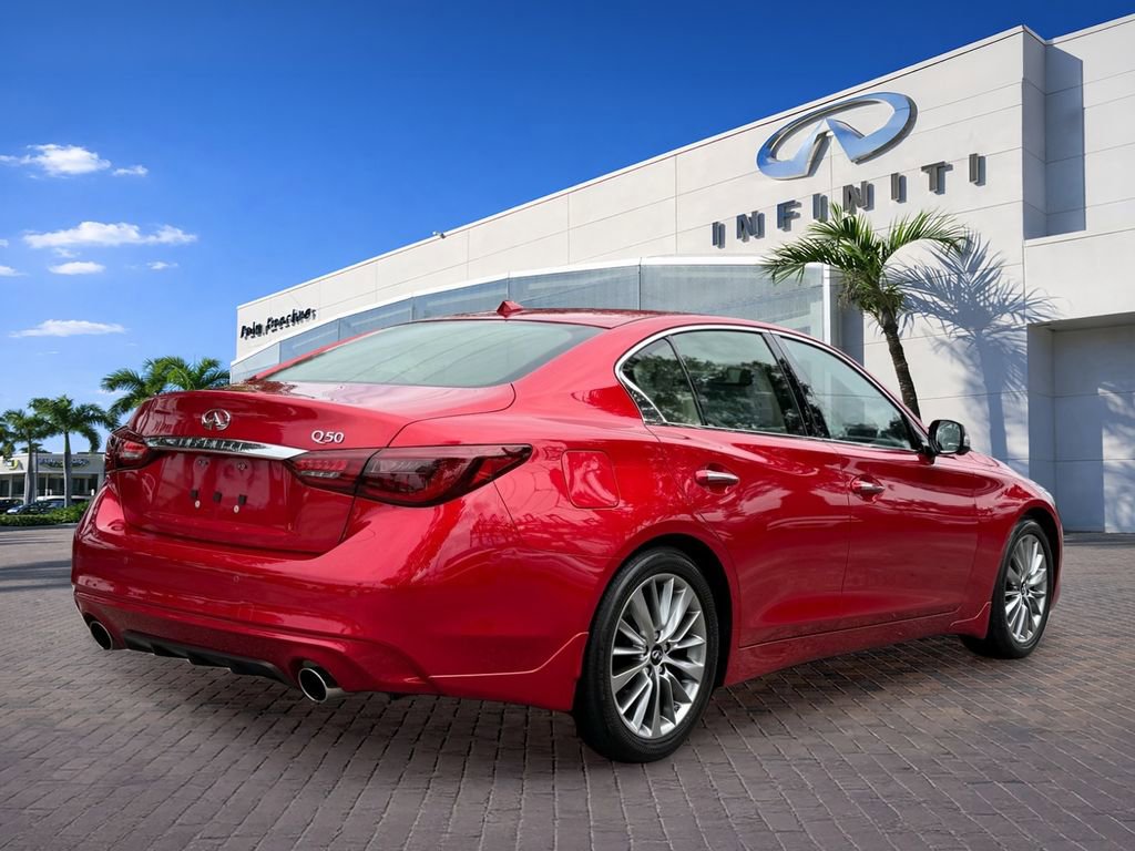Used 2023 INFINITI Q50 Luxe w/ Cargo Package RWD image 7