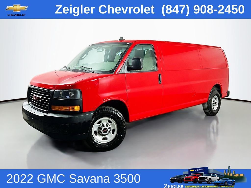 Used 2022 GMC Savana 3500 Extended w/ Driver Convenience Package RWD image 1