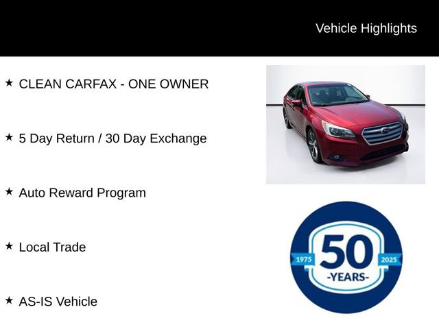 Used 2015 Subaru Legacy 2.5i Limited AWD/4WD image 10