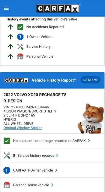 Used 2022 Volvo XC90 T8 R-Design w/ Advanced Package image 5
