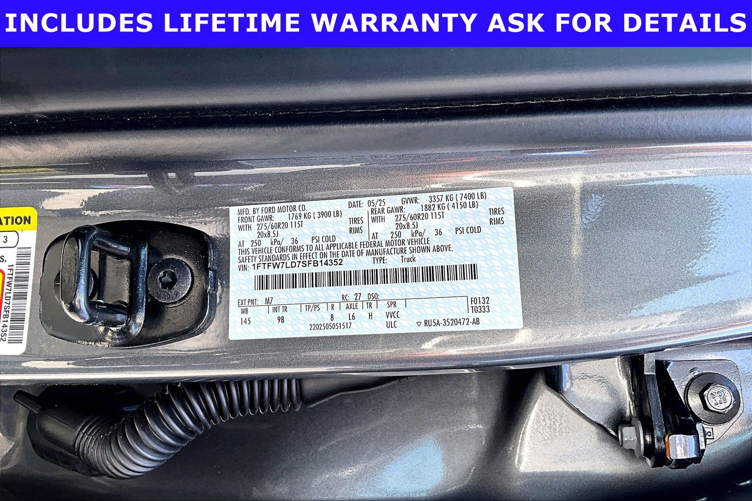 Used 2025 Ford F150 Platinum w/ Equipment Group 702A High AWD/4WD image 31