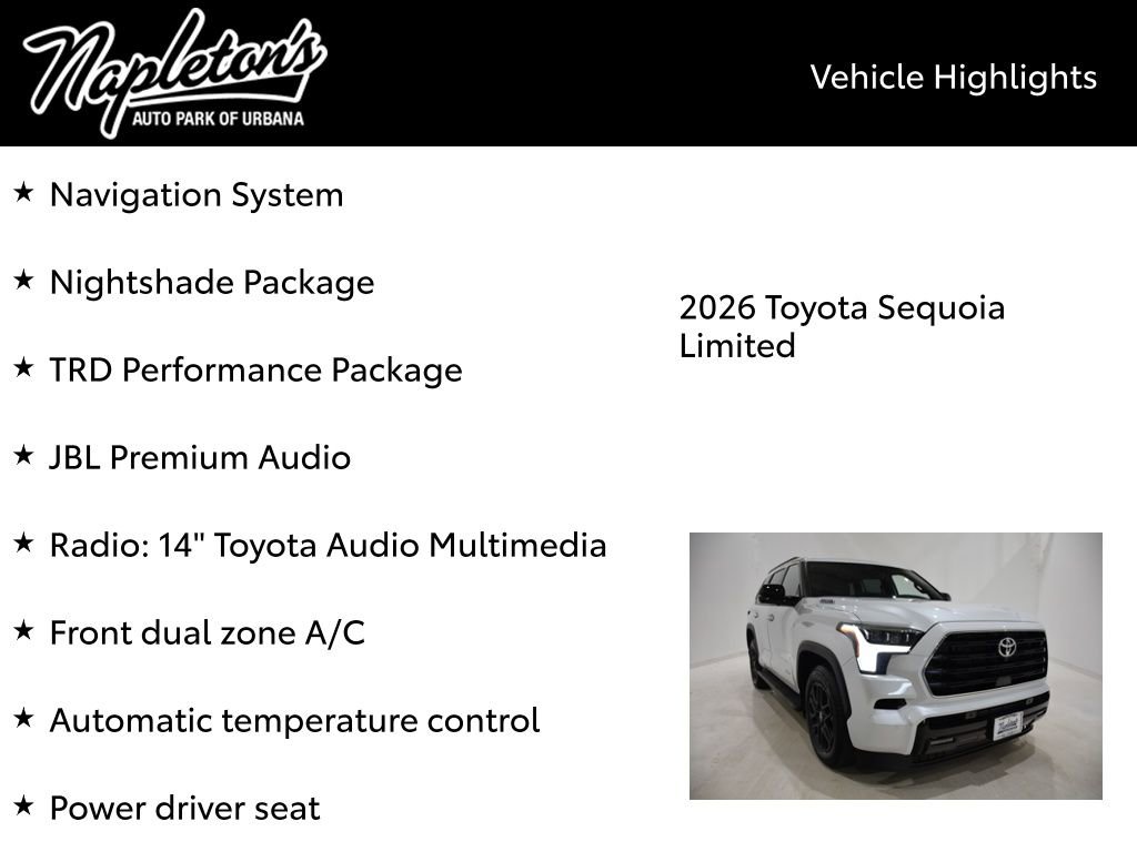 New 2026 Toyota Sequoia Limited image 15
