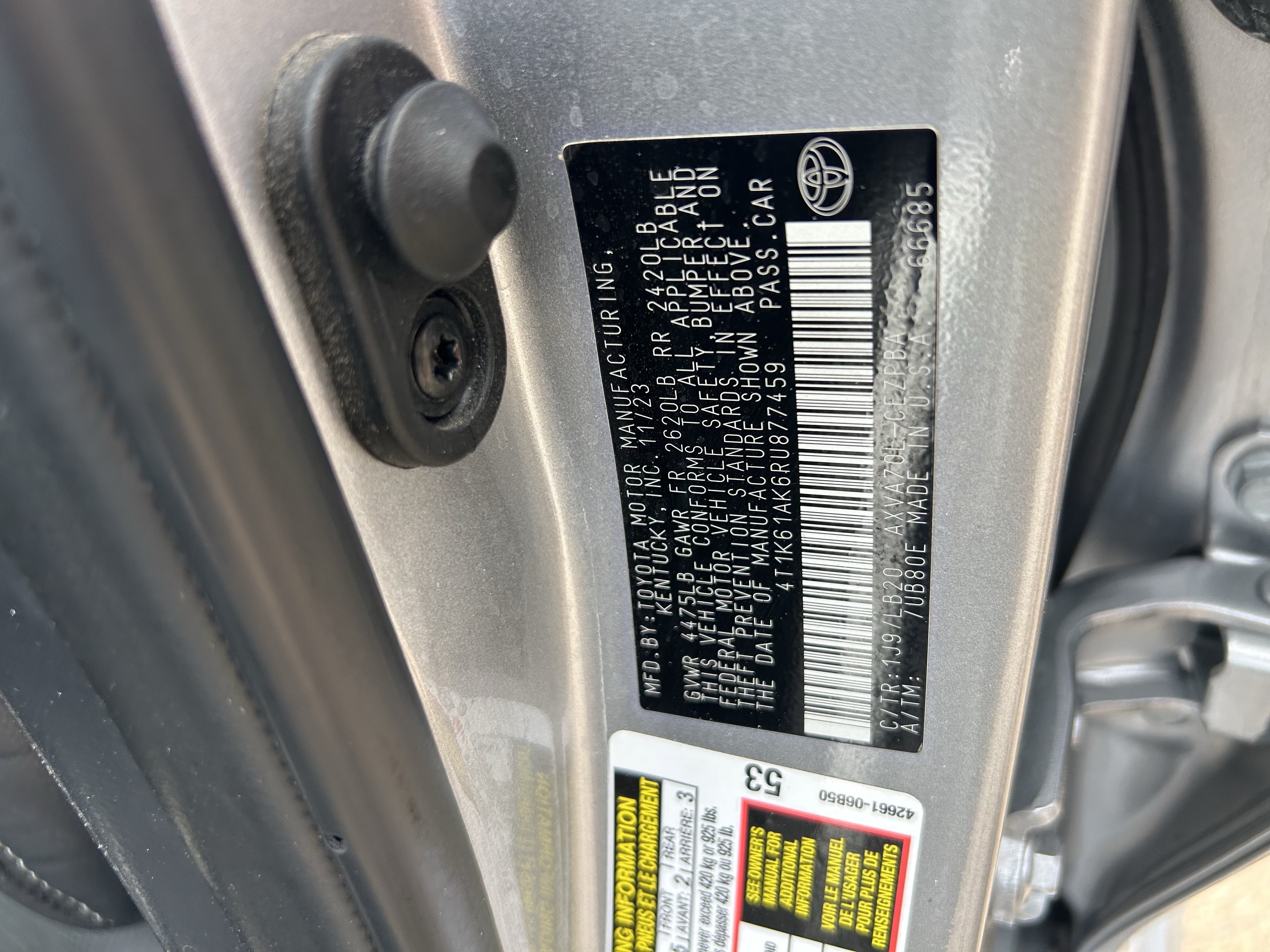 Used 2024 Toyota Camry XSE FWD image 33