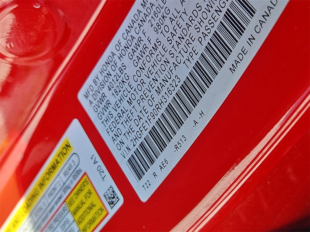 Certified 2024 Honda Civic Touring image 14