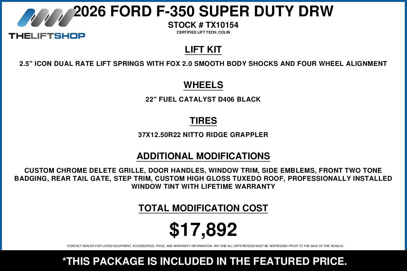 Used 2026 Ford F350 Platinum w/ FX4 Off-Road Package AWD/4WD image 2