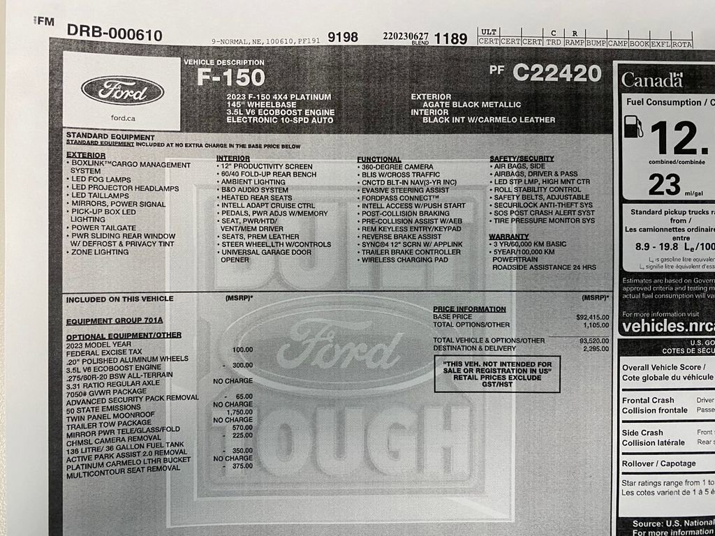 Used 2023 Ford F150 Platinum image 39