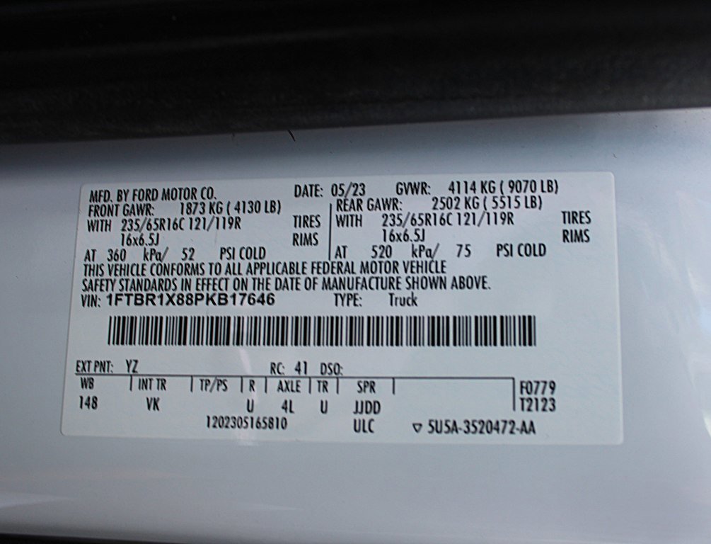 Used 2023 Ford Transit 250 148 High Roof w/ Load Area Protection Package image 36