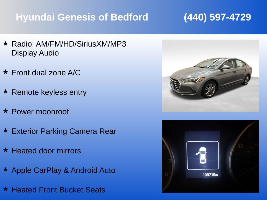 Used 2018 Hyundai Elantra Value Edition FWD image 7
