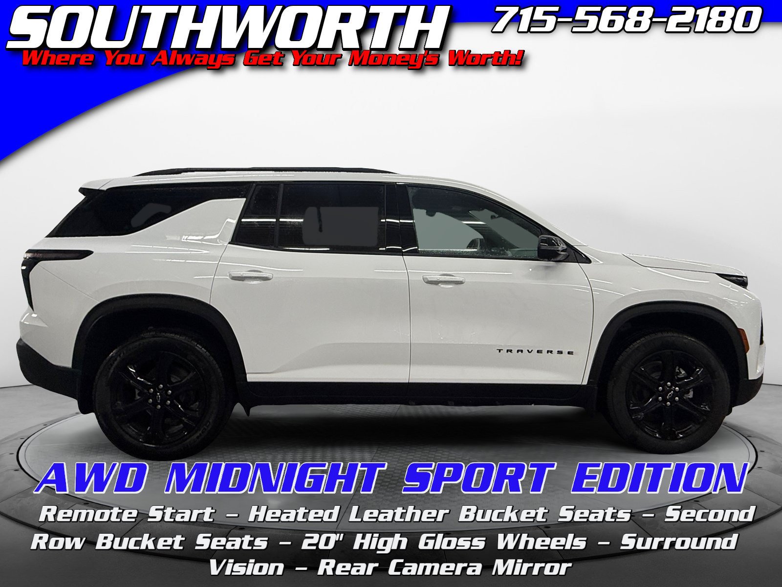 New 2027 Chevrolet Traverse LT w/ Midnight/Sport Edition