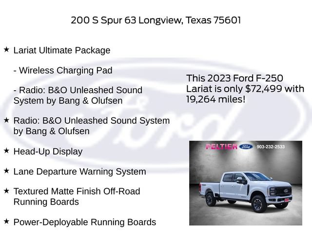 Certified 2023 Ford F250 Lariat w/ Lariat Ultimate Package AWD/4WD image 17