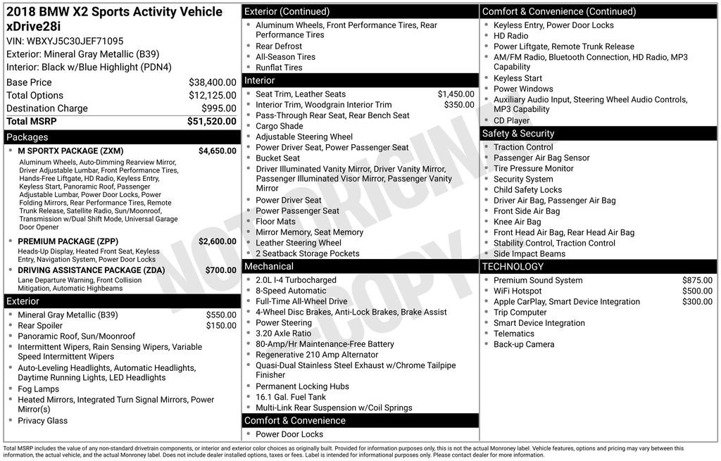 Used 2018 BMW X2 xDrive28i