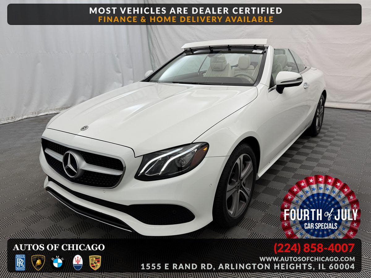 Used 2018 Mercedes-Benz E 400 4MATIC Cabriolet