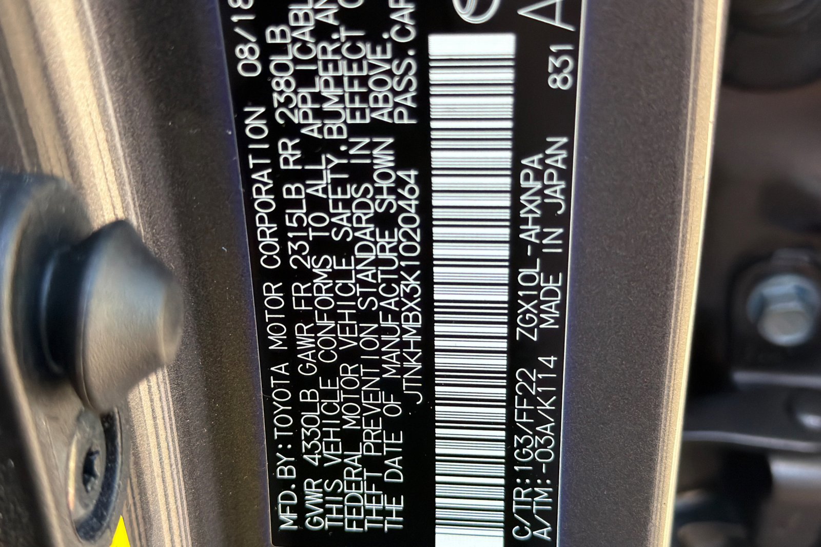 Used 2019 Toyota C-HR XLE FWD image 29