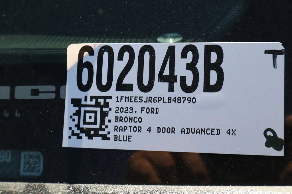 Used 2023 Ford Bronco Raptor AWD/4WD image 43