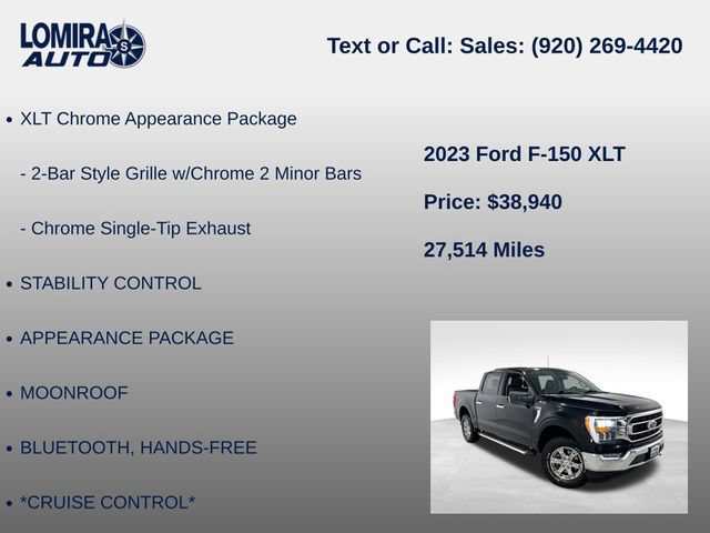 Used 2023 Ford F150 XLT w/ Equipment Group 302A High AWD/4WD image 27