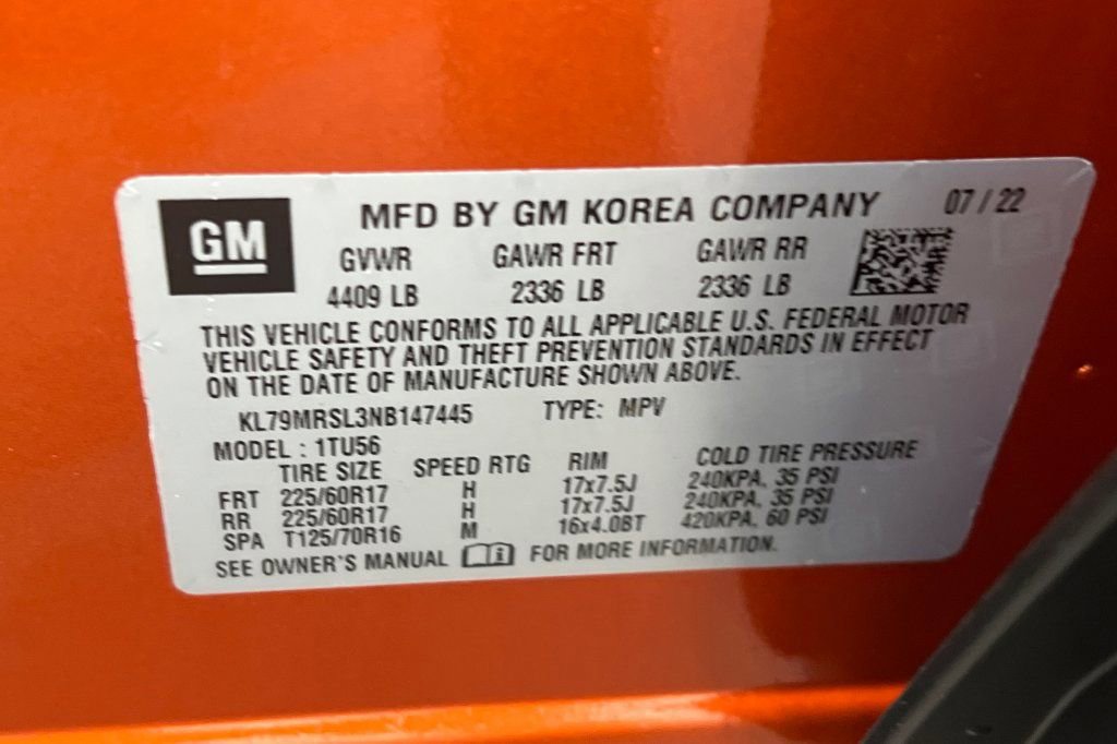 Used 2022 Chevrolet TrailBlazer LT w/ Driver Confidence Package AWD/4WD image 23