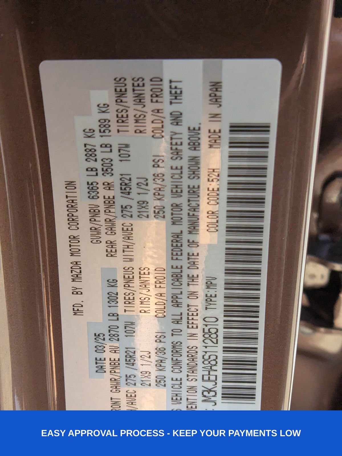 Used 2025 MAZDA CX-70 Plug-In Hybrid w/ Premium Plus image 21