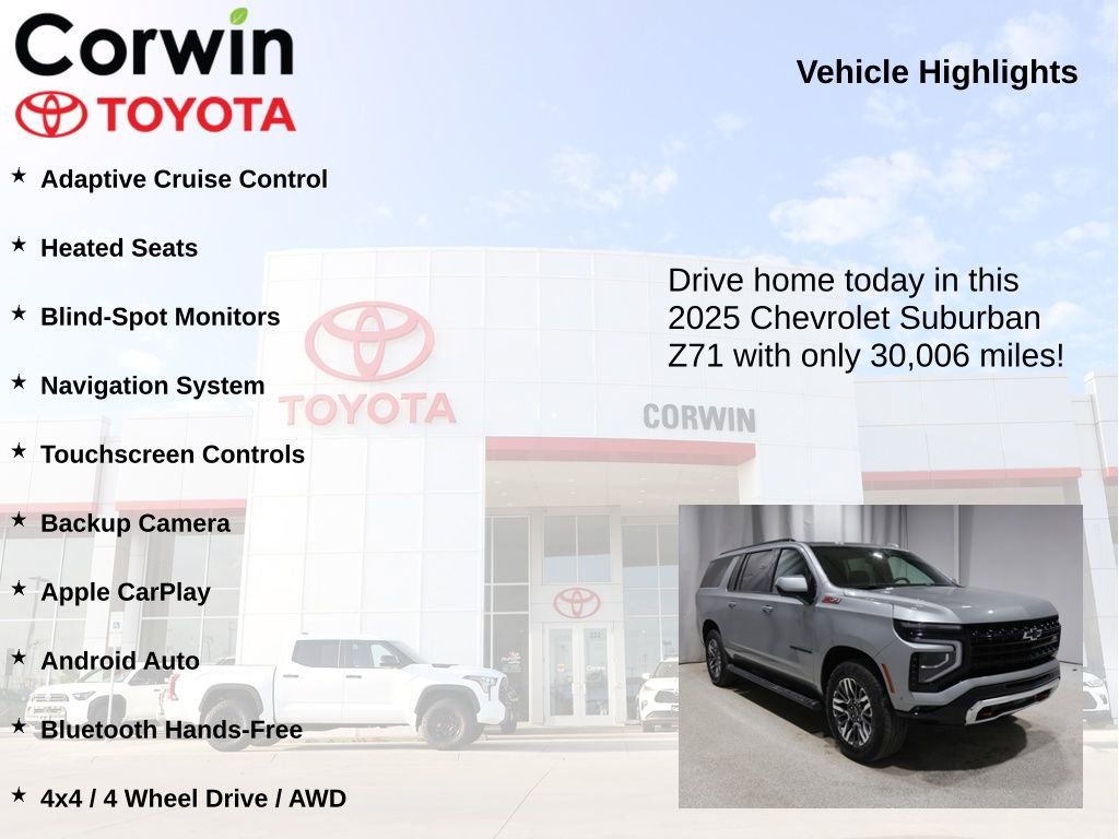 Used 2025 Chevrolet Suburban Z71 image 6