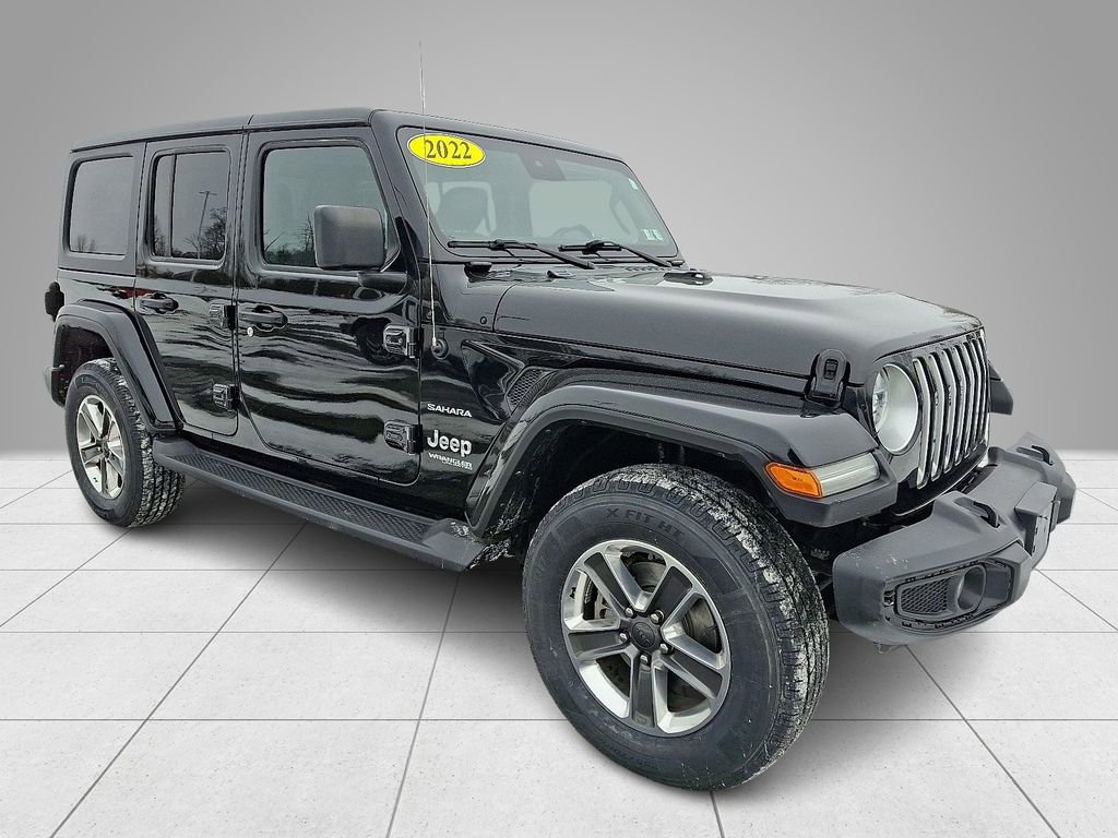 Used 2022 Jeep Wrangler Unlimited Sahara w/ LED Lighting Group image 4