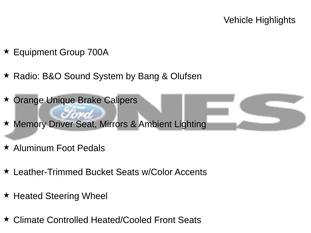 Used 2023 Ford Mustang Mach 1 w/ Equipment Group 700A RWD image 15