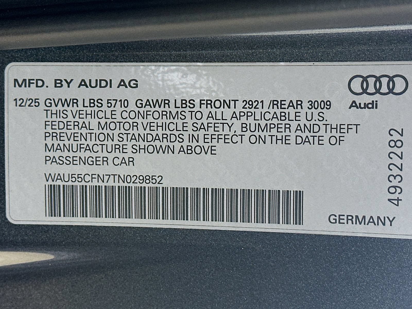 New 2026 Audi A6 Premium Plus AWD/4WD image 51