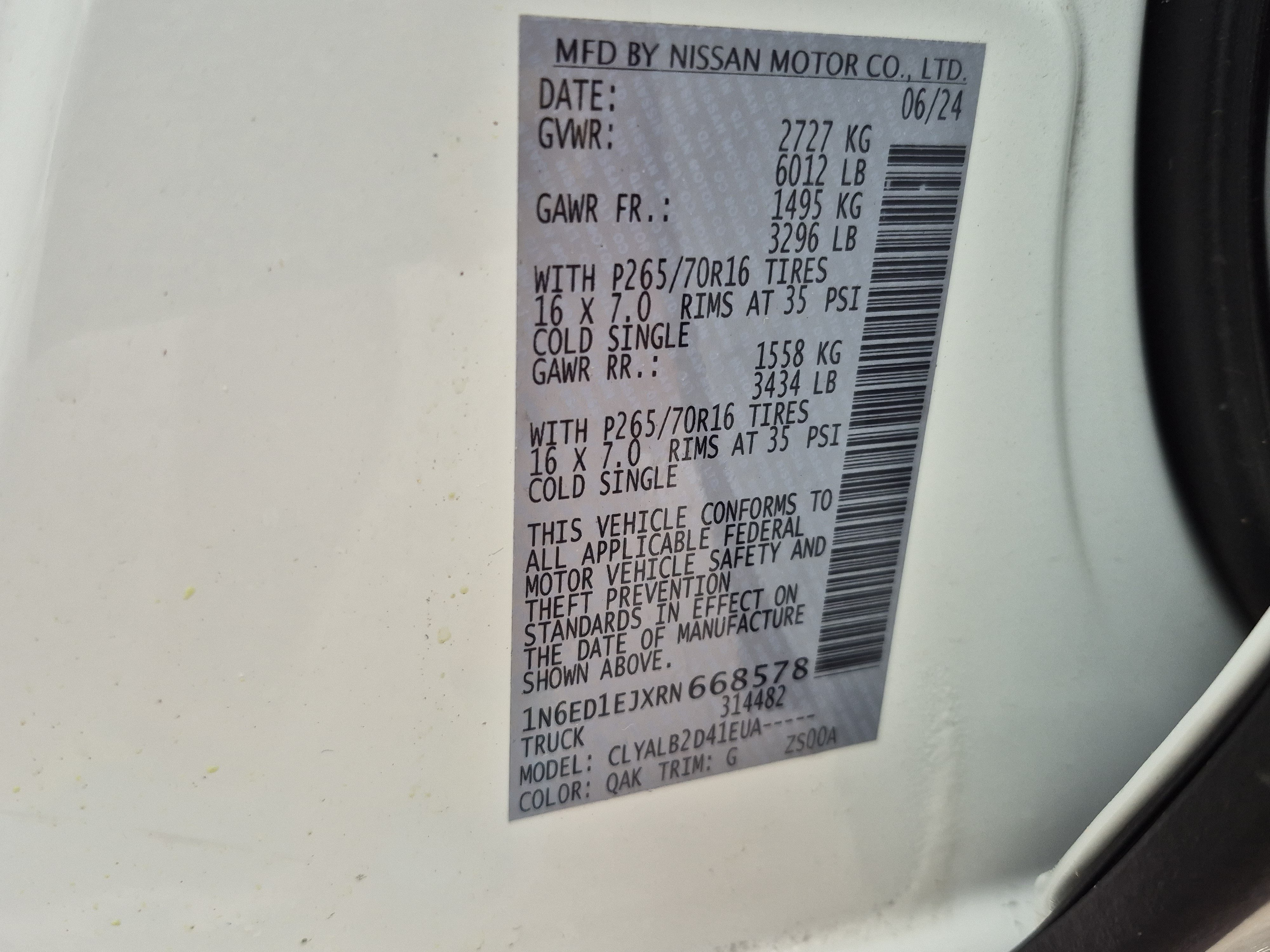 Certified 2024 Nissan Frontier SV RWD image 35