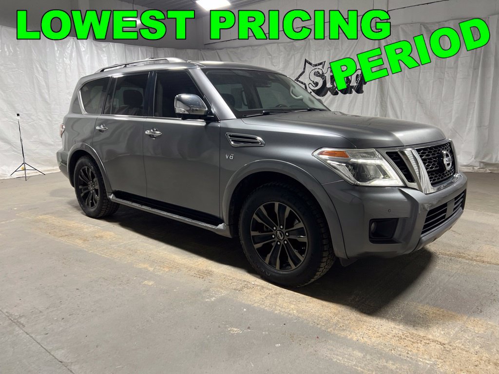 Used 2019 Nissan Armada Platinum w/ Captain's Chairs Package RWD image 1