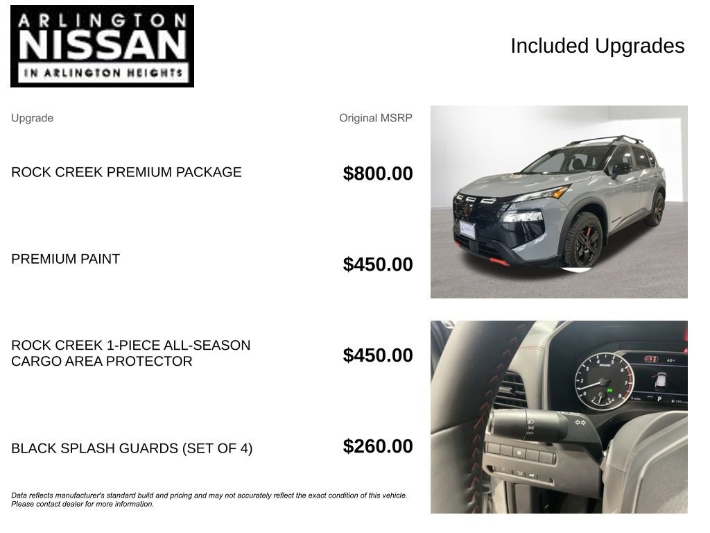 New 2026 Nissan Rogue SV w/ Rock Creek Premium Package AWD/4WD image 4
