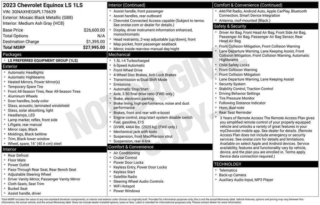 Certified 2023 Chevrolet Equinox LS FWD image 2